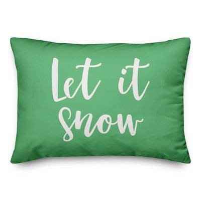  Coussin Let it Snow