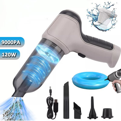 Ayamaya Cordless Handheld Vacuum -  New-CAR-CLEANER-GRAY-3IN1