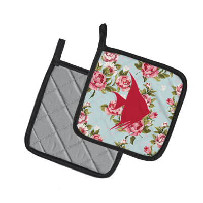 East Urban Home Floral Polyester Potholder