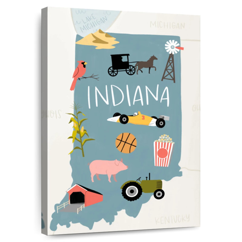 Aliaz Indiana Icons, 36" H x 24" W