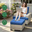Ensemble de conversation d'extérieur pour 5 personnes avec coussins Outdoor-101908416