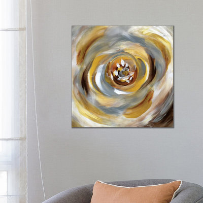 Emboldened Bloom 1 Piece Wrapped Canvas Painting