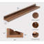 2 Piece Wood Floating Shelf