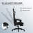 GTPLAYER Gaming Chair, Computer Office Chair with Pocket Spring Cushion, Linkage Armrests and Footrest, High Back Ergonomic Computer Chair with Lumbar Support Task Chair with Footrest-94758147
