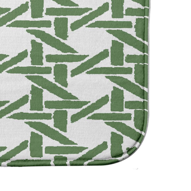 Tapis de bain Hess, H 18 po x L 30 po, Vert