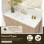 Meuble-lavabo simple 60 po avec miroir Lala-657651962