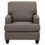Baxter Fabric Sofa & Chair Set, Grey-122099414