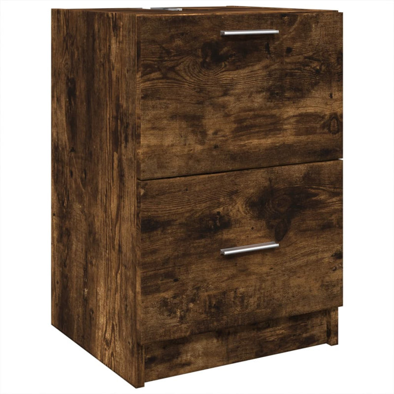Briell Under Sink Cabinet, Smoked oak