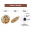 Horloge murale ronde tigre 12 po