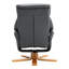 Faux Leather Manual Swivel Recliner with Ottoman-93675864