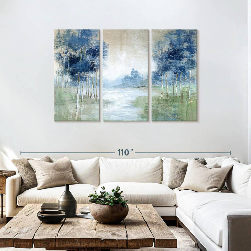 Avery Birch River, 48" H x 74" W