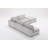 Nuccio 5-Piece Minimalist Modern Soft-Upholstered Sectional With Ottoman