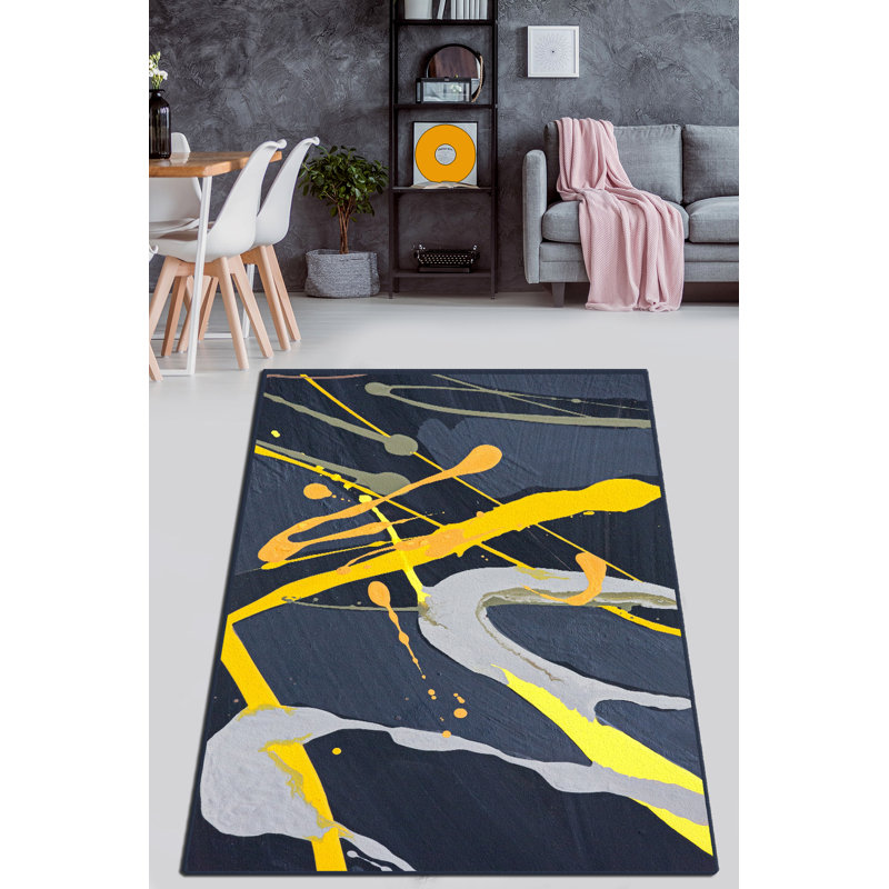 Eisenhart Abstract Area Rug, Rectangle 120 x 150cm