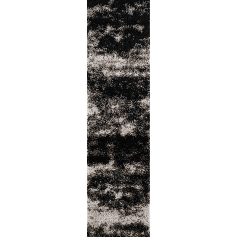 Tarbox Solid Colour Shag Area Rug, Runner 60 x 220cm