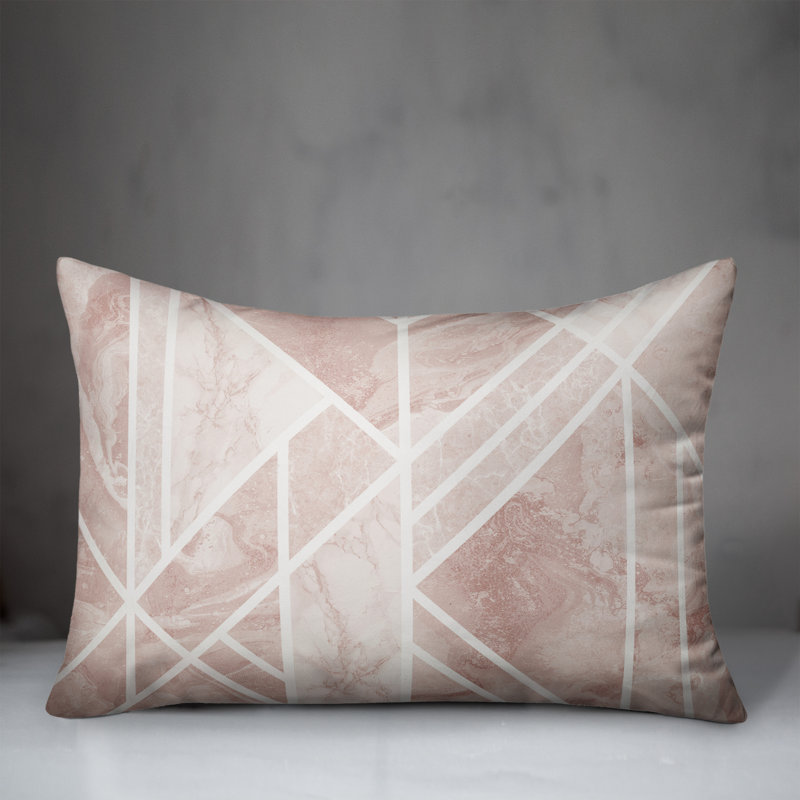 Geometric Reversible Throw Pillow