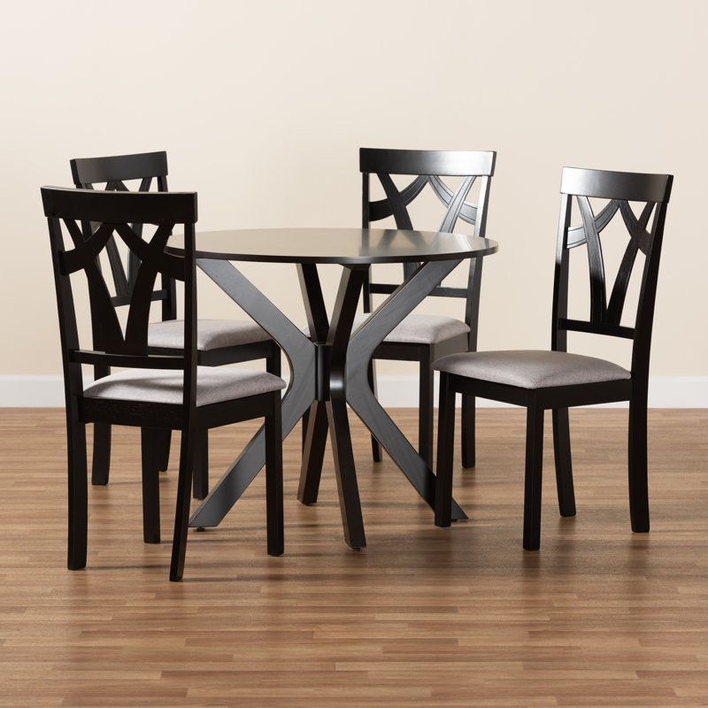 Haisam 4 - Person Four Leg Dining Set