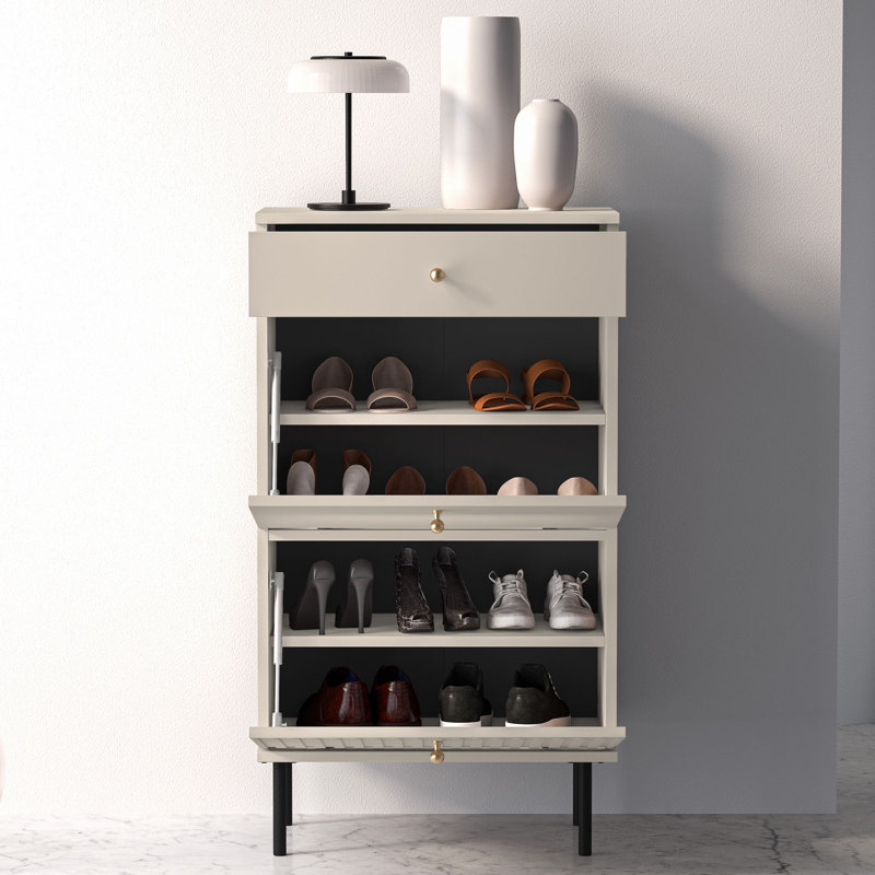 DROMA 8 Pair Shoe Storage Cabinet