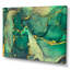 Turquoise et or luxueux abstrait fluide I - peinture sur toile-67324883-67324876