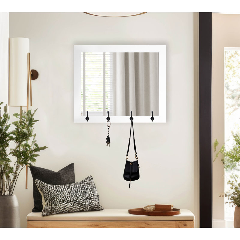 Engineered Wood Flat Wall Mirror