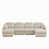 Cream Beige Chenille