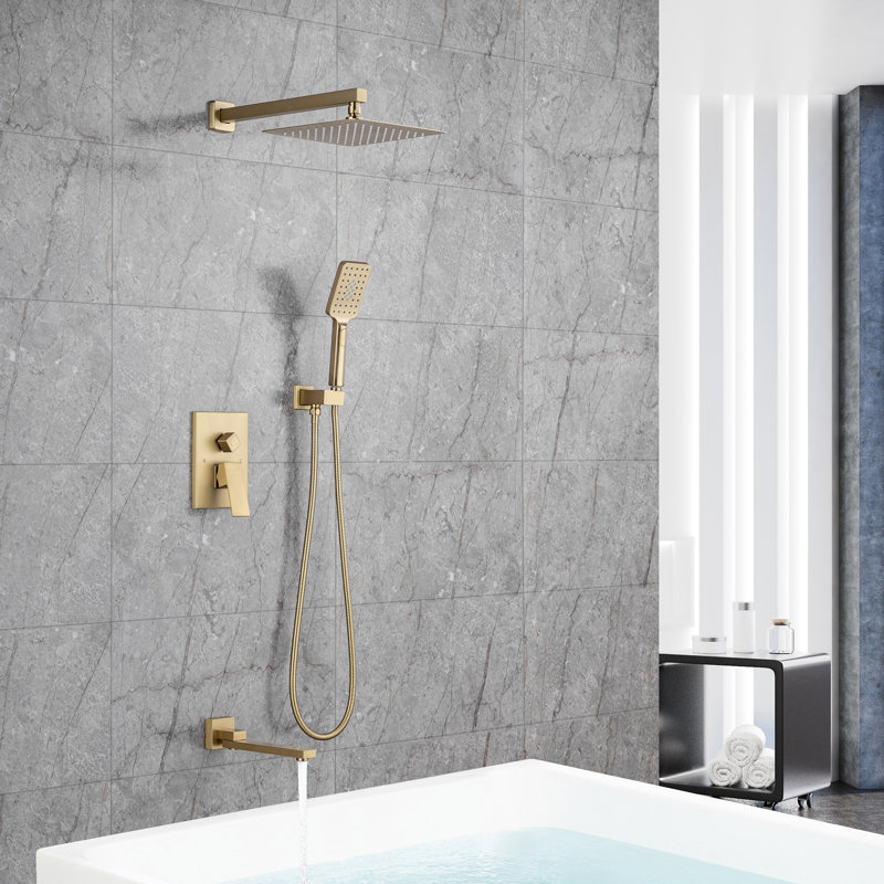 Robinet de baignoire et de douche avec valve brute