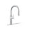 Crue Touchless Pull-Down Kitchen Sink Faucet with Voice Activation and Three-Function Sprayhead