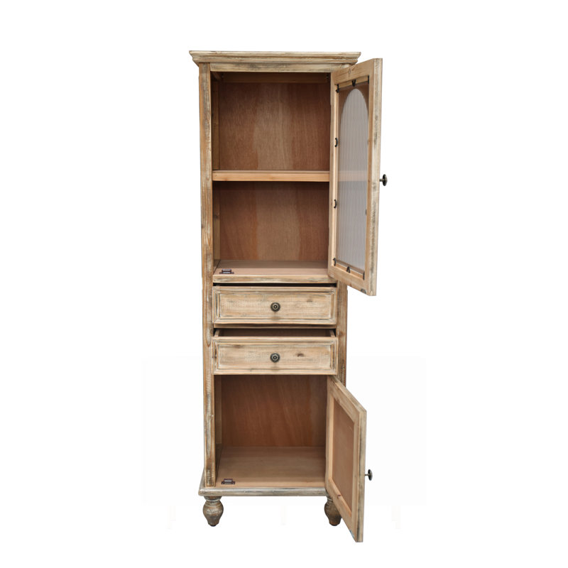 Mirella de rangement Farmhouse Tall, Naturel