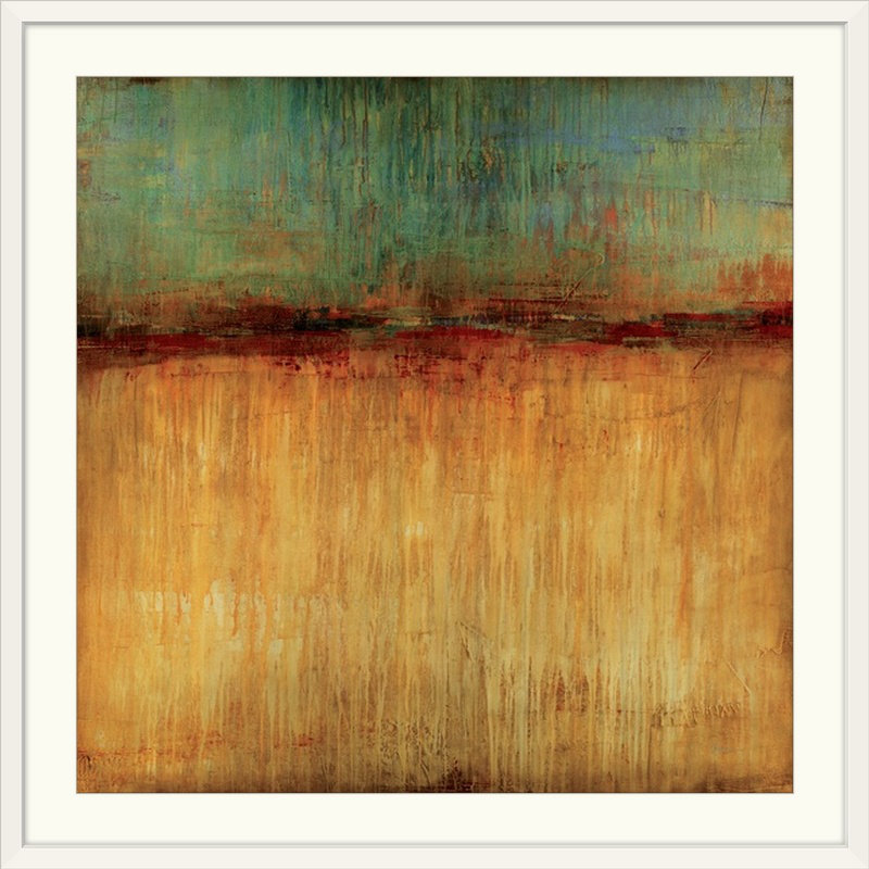 «Glenvil Desert Sunset» par Liz Jardine, reproduction d'art, H 24 po x l 24 po x P 1,5 po, Toile