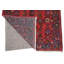 Tapis de couloir oriental rétro rouge tribal 3 pi 2 po x 7 pi