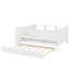 Lit de jour simple polyvalent avec tiroirs intégrés, compartiment de rangement pour tête de lit et deux ports de chargement USB-745464771