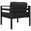 Chaise de patio avec coussins