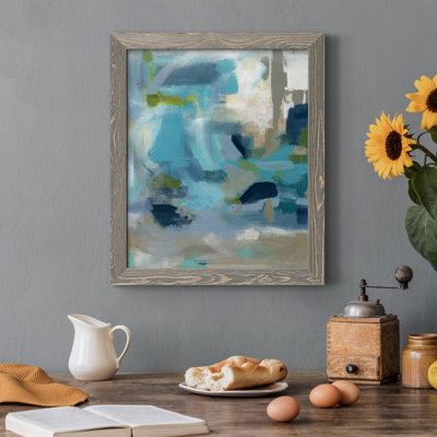 " Circle The Beachfront " Painting Print