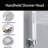 12-Inch Rainfall Shower System With Handheld Combo-125042839