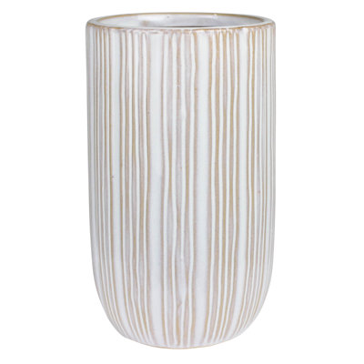 May Vase With Stripes, Ceramic