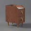 Carlyse 25cm W Manufactured Wood Bedside Table