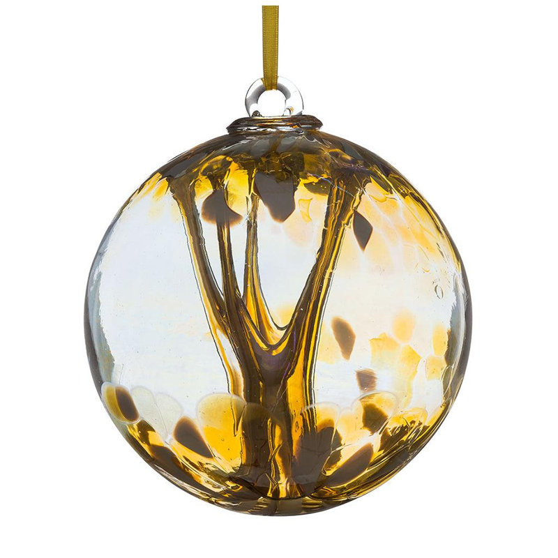 10cm Spirit Ball - Pastel Gold, 15cm