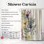 Old-World Flowers - Rideau de douche Premium-654301291