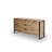 Draylen 59.06" Metal Frame Sideboard 2 Doors 3 Drawers-1619064615