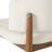 Kestrel 25.25'' Seat Height Modern Rubberwood Counter Stool with Upholstered Seat, Curved Back & Footrest-135743933