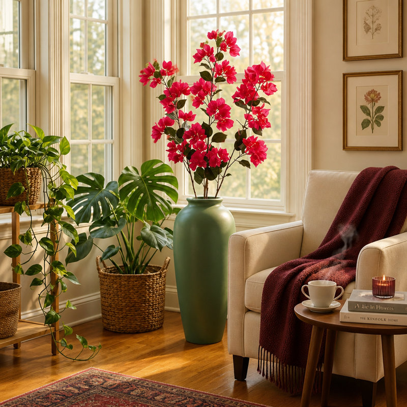 Bougainvillée artificielle fuchsia