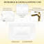 Lavabo en céramique, 27,8 po, blanc, seulement lavabo, sans armoire