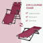 Chaise longue pliante avec coussin et poche-1665231608