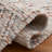 Leming Hand Loomed Wool/Cotton Geometric Rug in Ivory/Blue-129922057
