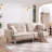 Degmo 84.6'' Upholstered Convertible Sofa-948387477