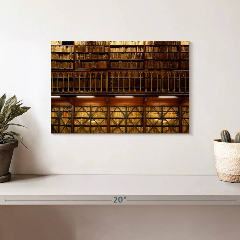 Library, 8" H x 12" W