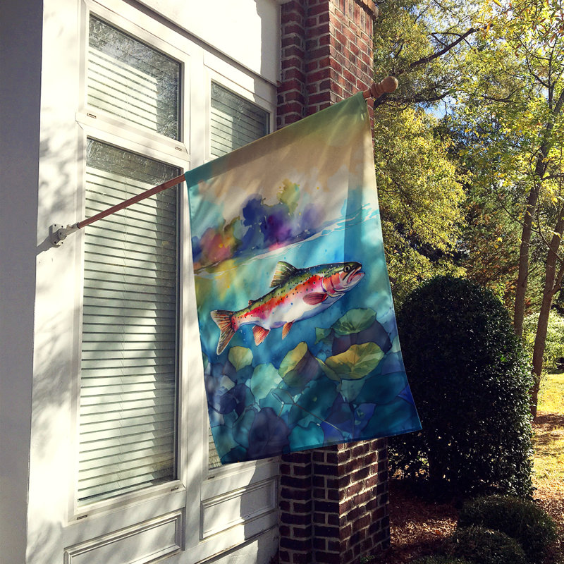 Double Sided 40'' H x 28'' W Polyester House Flag