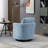 Zarren Upholstered Slipcovered Swivel Barrel Chair-1179294631