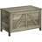Appeal 30" Gray Storage Box With Hinge - Lift Top Organizer For Bedroom, Entryway, Living Area