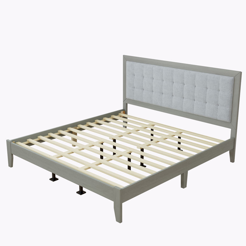 Upholstered Standard Bed, King Duplicate 