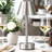 Brushed Nickel Rechargeable LED Table Lamp